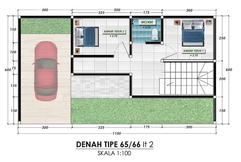 Rumah-Murah-Dau-Malang-2-lantai-500-jutaan
