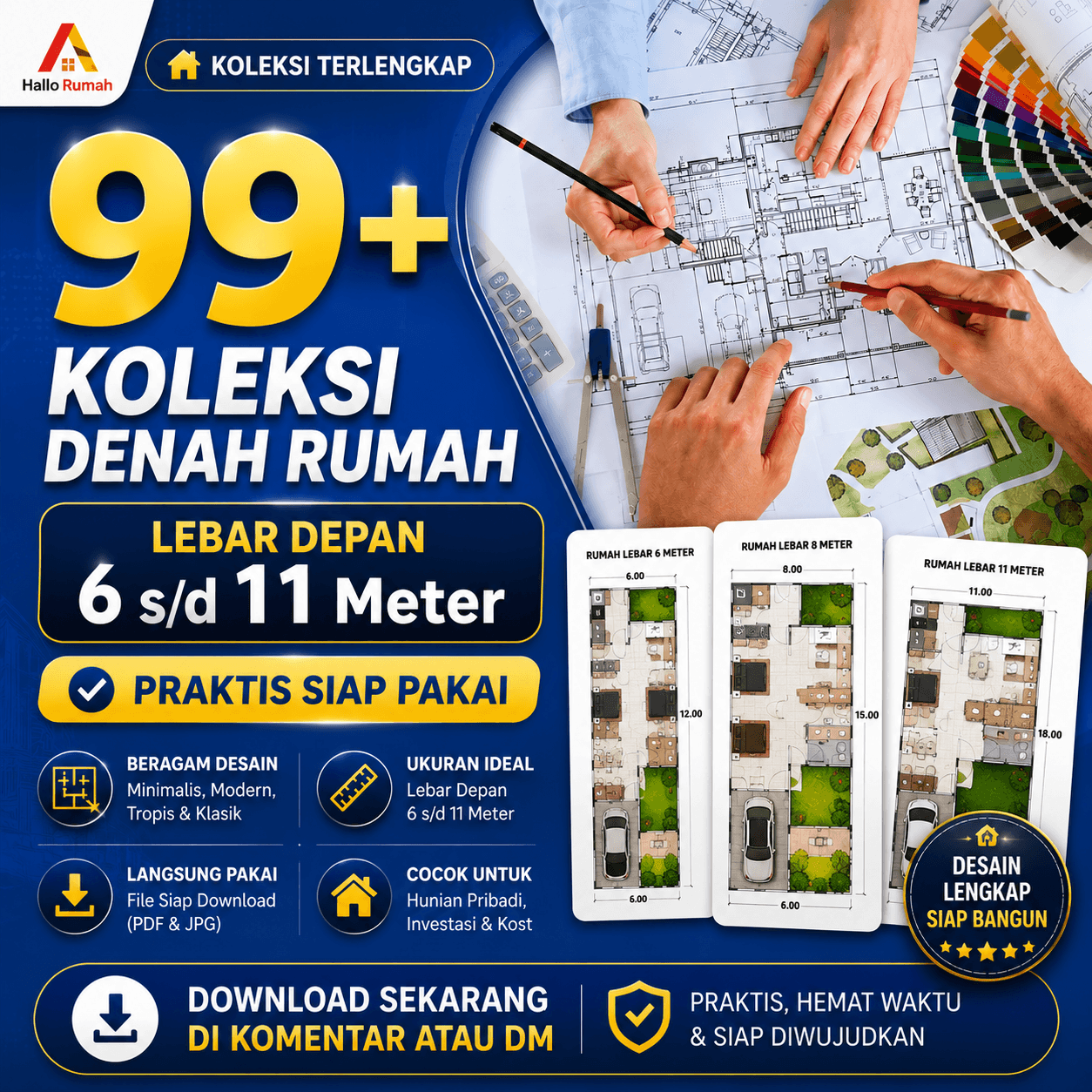Read more about the article 99 Koleksi Denah Rumah