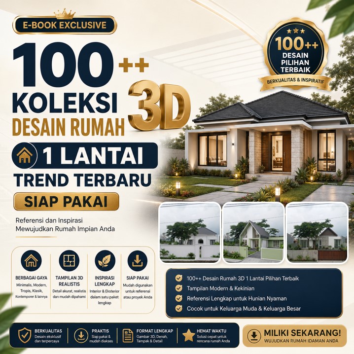 Read more about the article 100+ Koleksi Desain Rumah 3D Exclusive Trend Terbaru